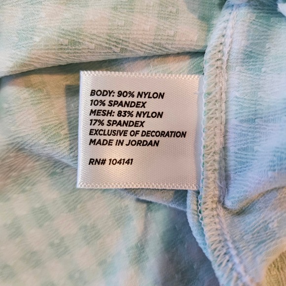 Walter Hagen Womens Performance Gingham Quarter Zip Pullover Green Medium UPF 50 - Picture 6 of 8